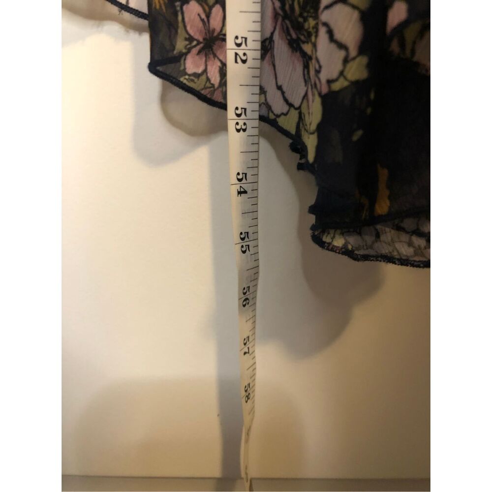 Connected Apparel Floral Handkerchief Hem Midi Dress Size 10 Romantic Cottagecor - Picture 10 of 10